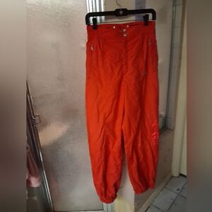 Vintage Bogner Red Ski Pants Snow SKI  Size Small Cotton